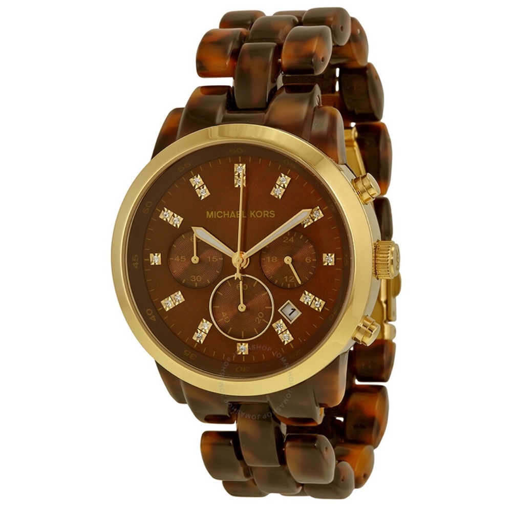 Michael Kors tortoise watch